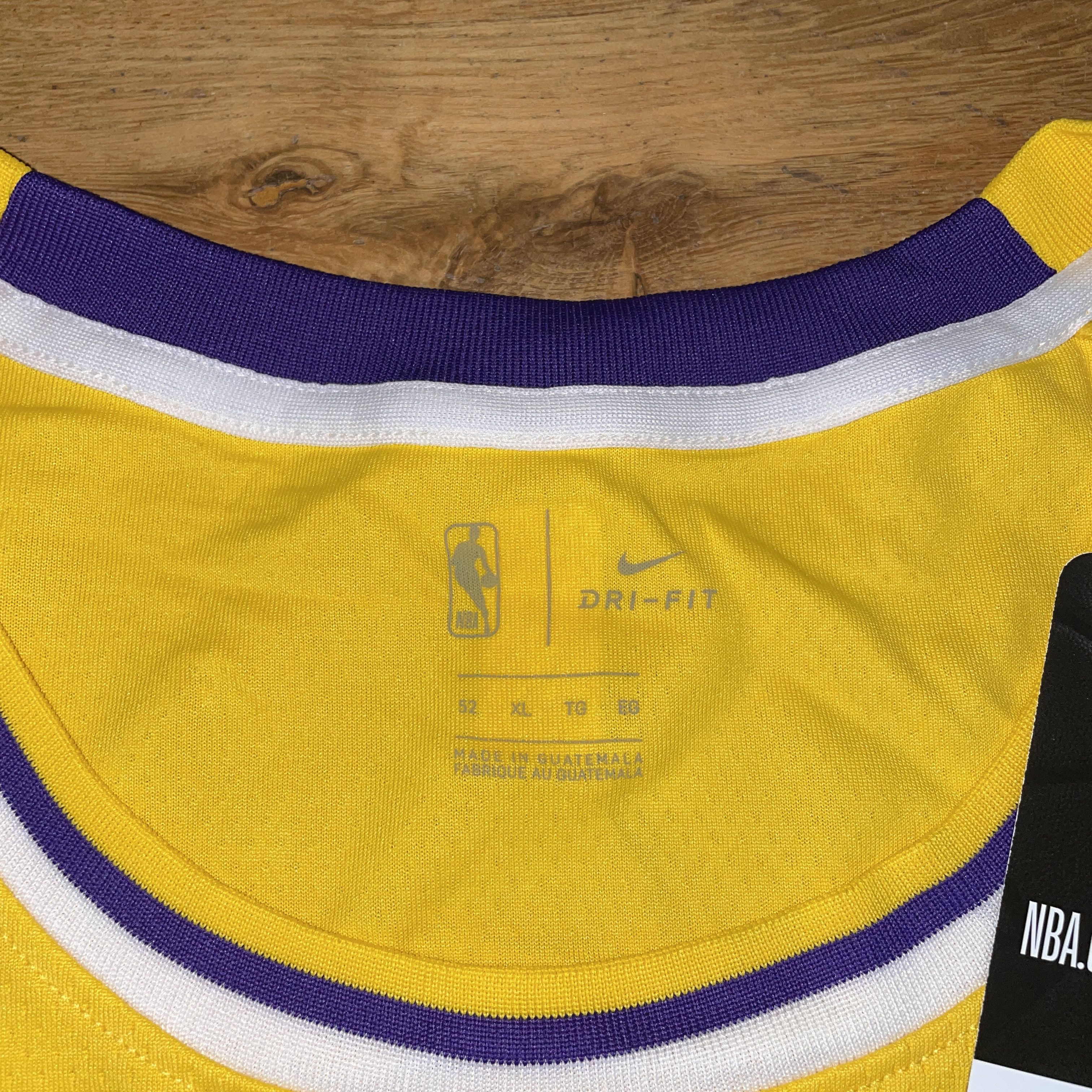 NBA × Nike NIKE NBA LOS ANGELES LAKERS JERSEY WESTROOK T-SHIRT Size XL Size US XL / EU 56 / 4 - 5 Thumbnail