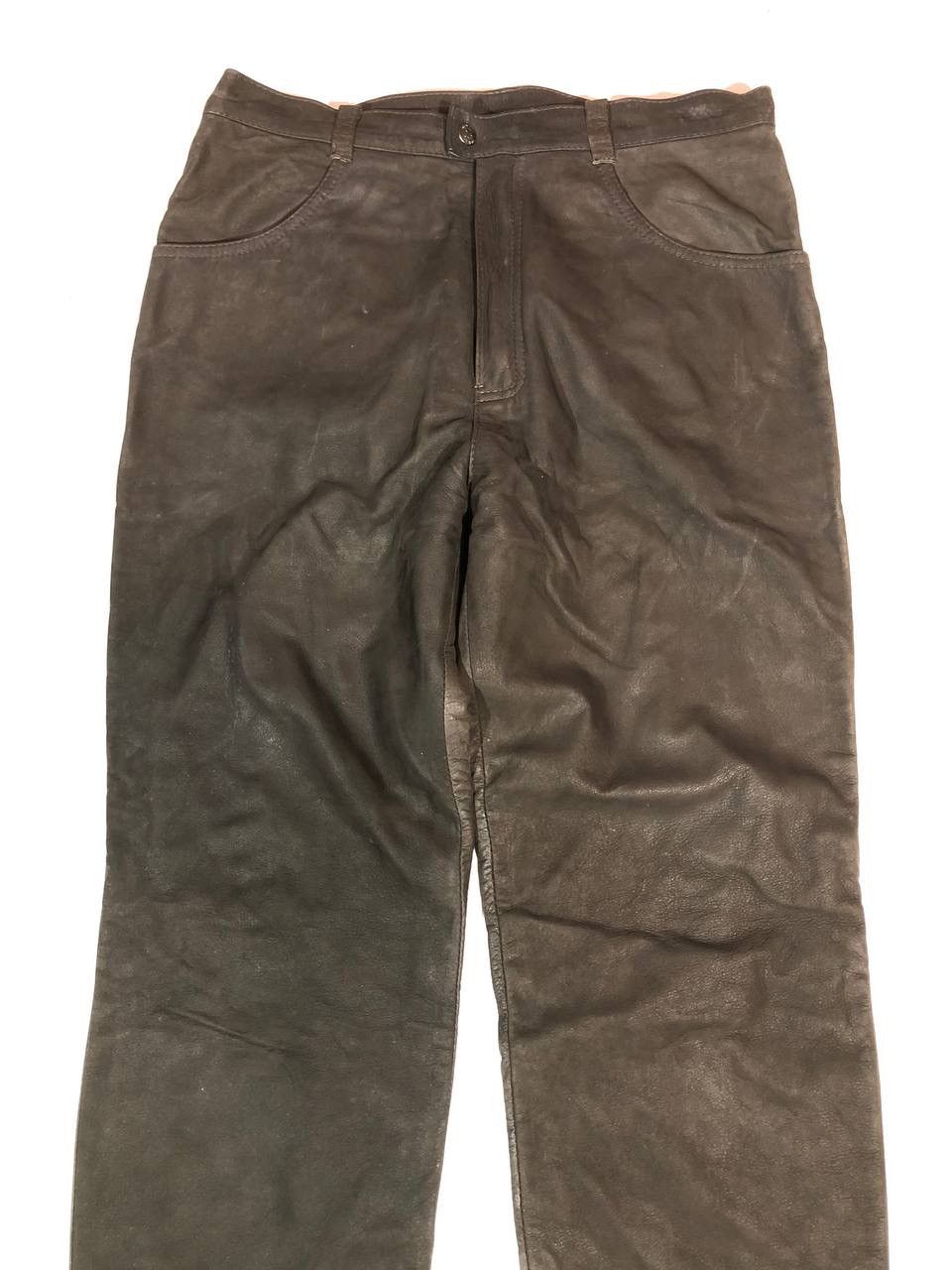 Leather × Vintage Benany Leather Biker Pants Vintage Size US 30 / EU 46 - 4 Thumbnail
