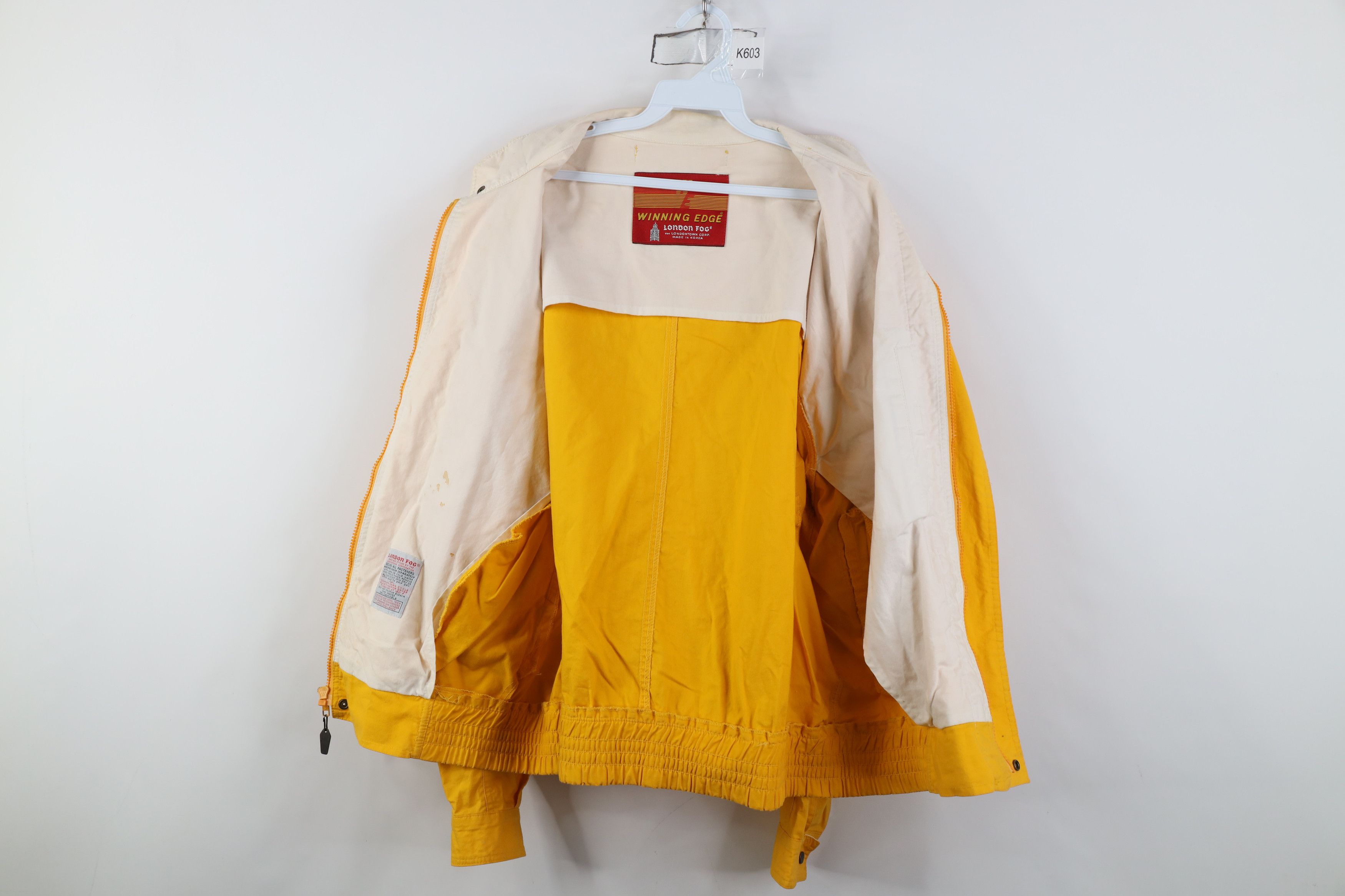 Vintage Vintage 90s Streetwear Dye Stonewash Bomber Jacket Yellow Size US XL / EU 56 / 4 - 10 Thumbnail