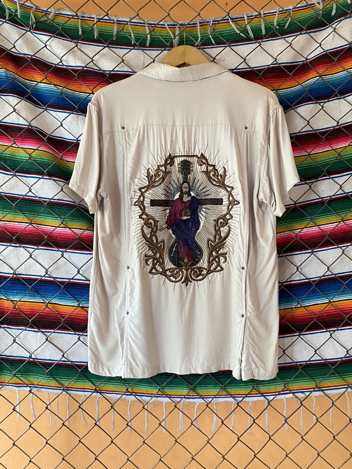 Hysteric Glamour × If Six Was Nine × Le Grande Bleu (L.G.B.) Y2k Ego tripping cross jesus shirt Size US L / EU 52-54 / 3 - 1 Thumbnail