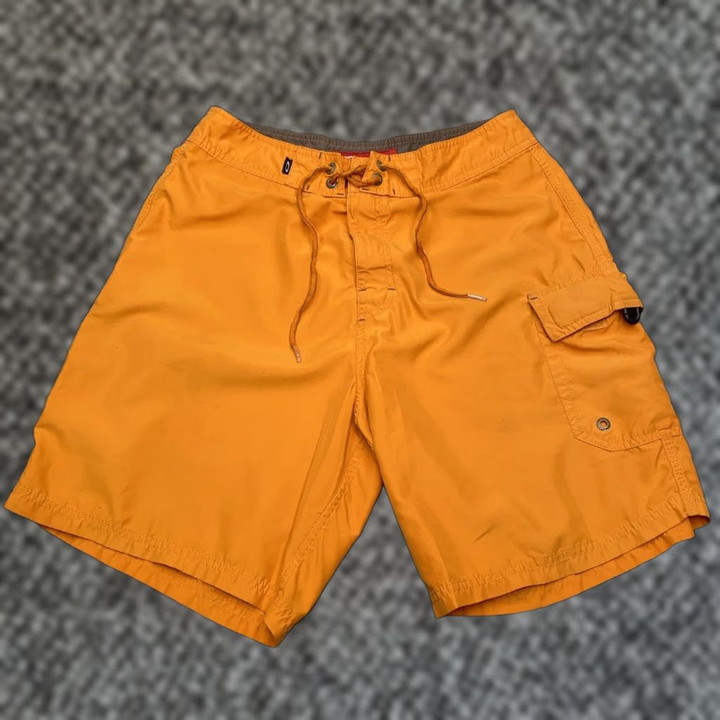 Oakley Oakley Cargo Swim Trunks Adult 30 Orange Mens Bottoms Trunks Beach Pockets 100% Polyester Regular Men Size US 30 / EU 46 - 1 Thumbnail