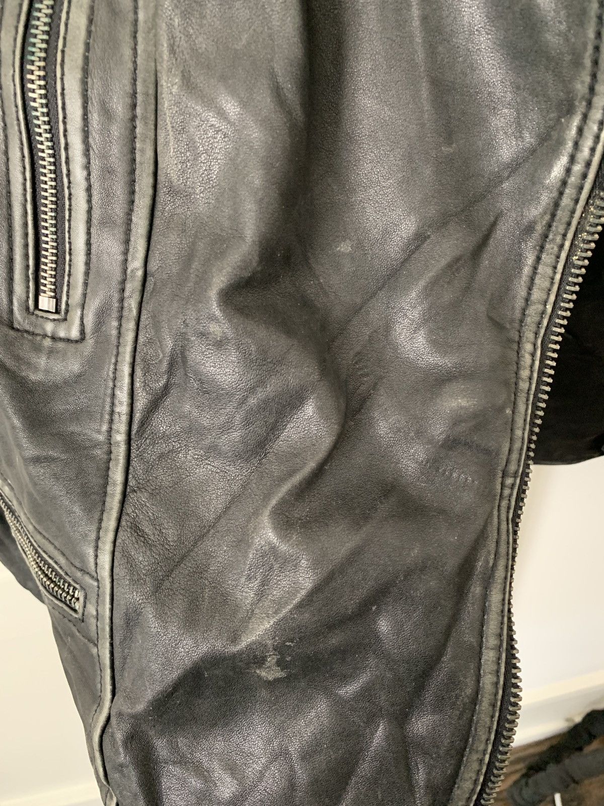 Allsaints Allsaints Leather Motorcycle Jacket Size US S / EU 44-46 / 1 - 9 Thumbnail