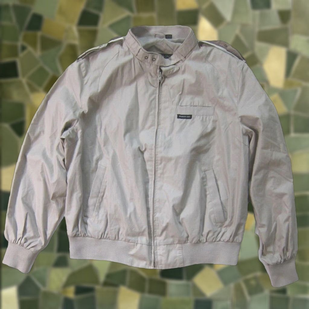 Members Only VINTAGE Members Only Beige Lightweight Pocket Zip Windbreaker Jacket Men 1X Size US XL / EU 56 / 4 - 1 Thumbnail