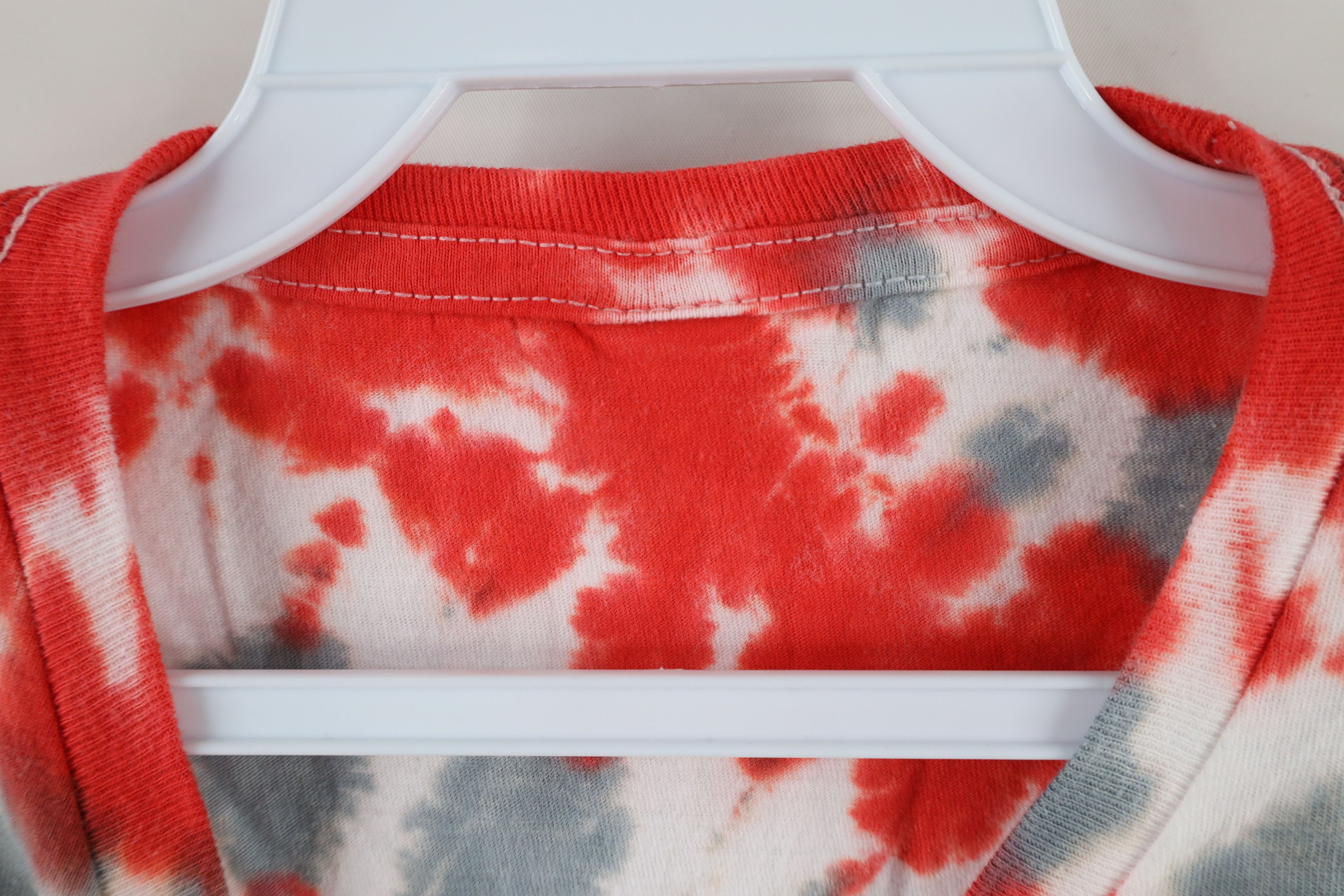 Vintage Vintage 90s Streetwear Tie Dye Swirl Short Sleeve T-Shirt Size US XL / EU 56 / 4 - 5 Thumbnail