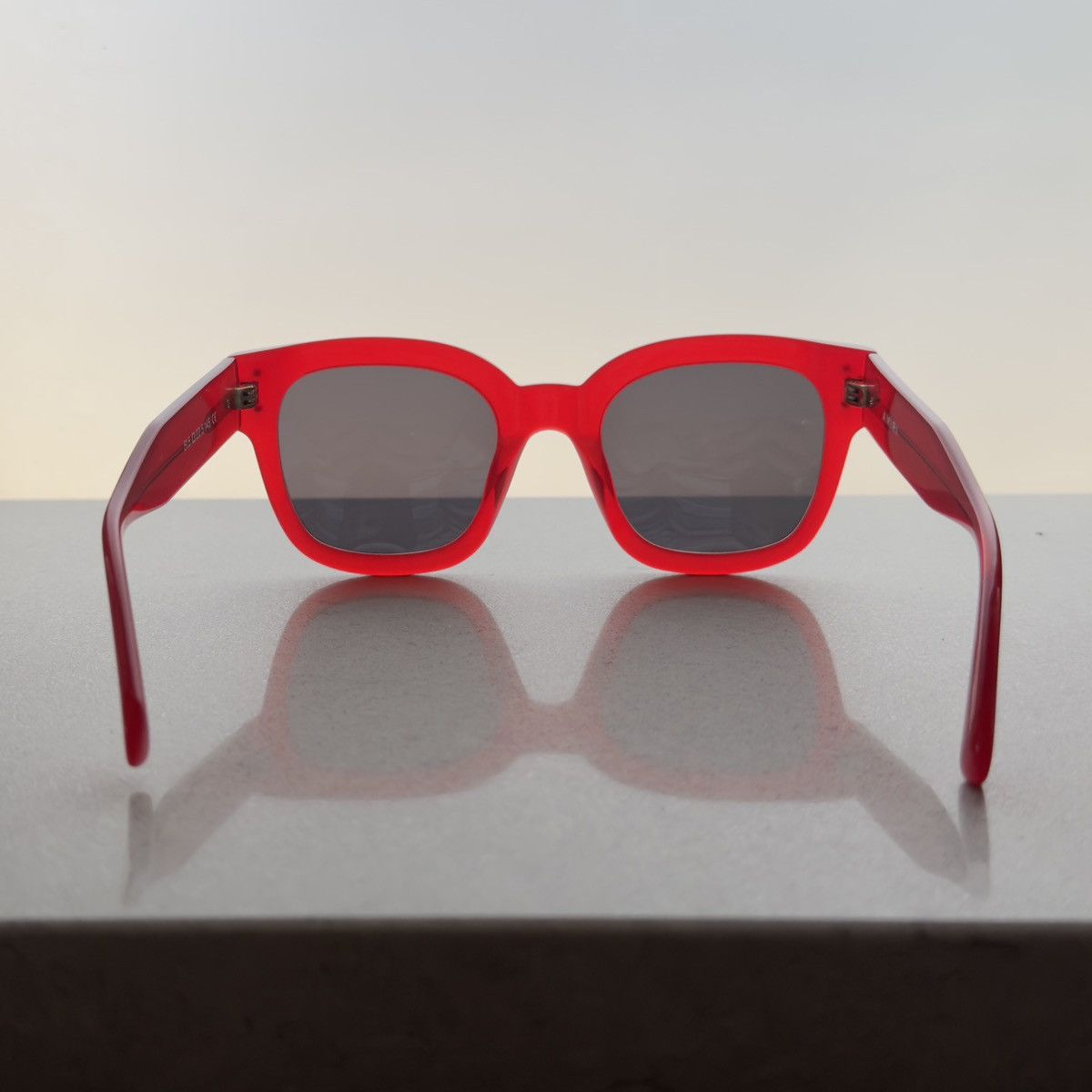Amiri Amiri Red Sunglasses Size ONE SIZE - 4 Thumbnail