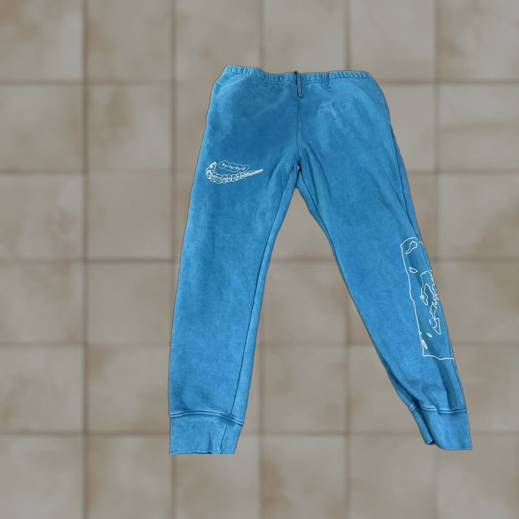 Nike Nike Sweatpants Mens XL Blue Fleece Joggers Just Do It Graphic Athletic Pants Sportswear Size US 36 / EU 52 - 1 Thumbnail
