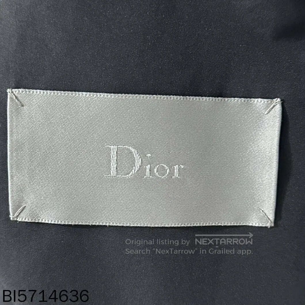 Dior black zip-up hooded windbreaker by Dior. Size US L / EU 52-54 / 3 - 4 Thumbnail