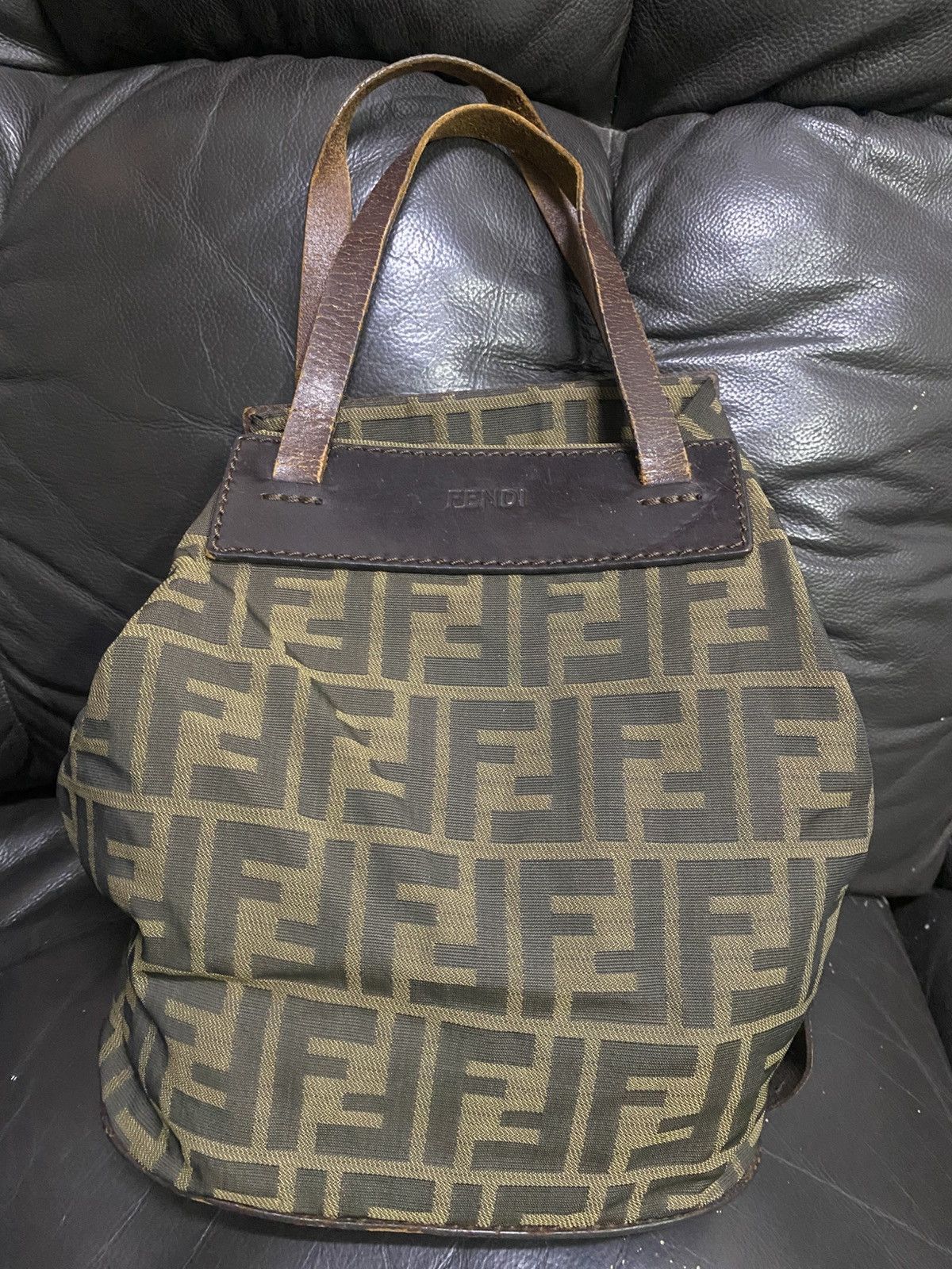 Fendi Authentic Vintage Fendi Zucca Monogram Mini Tote Bag Size ONE SIZE - 23 Thumbnail