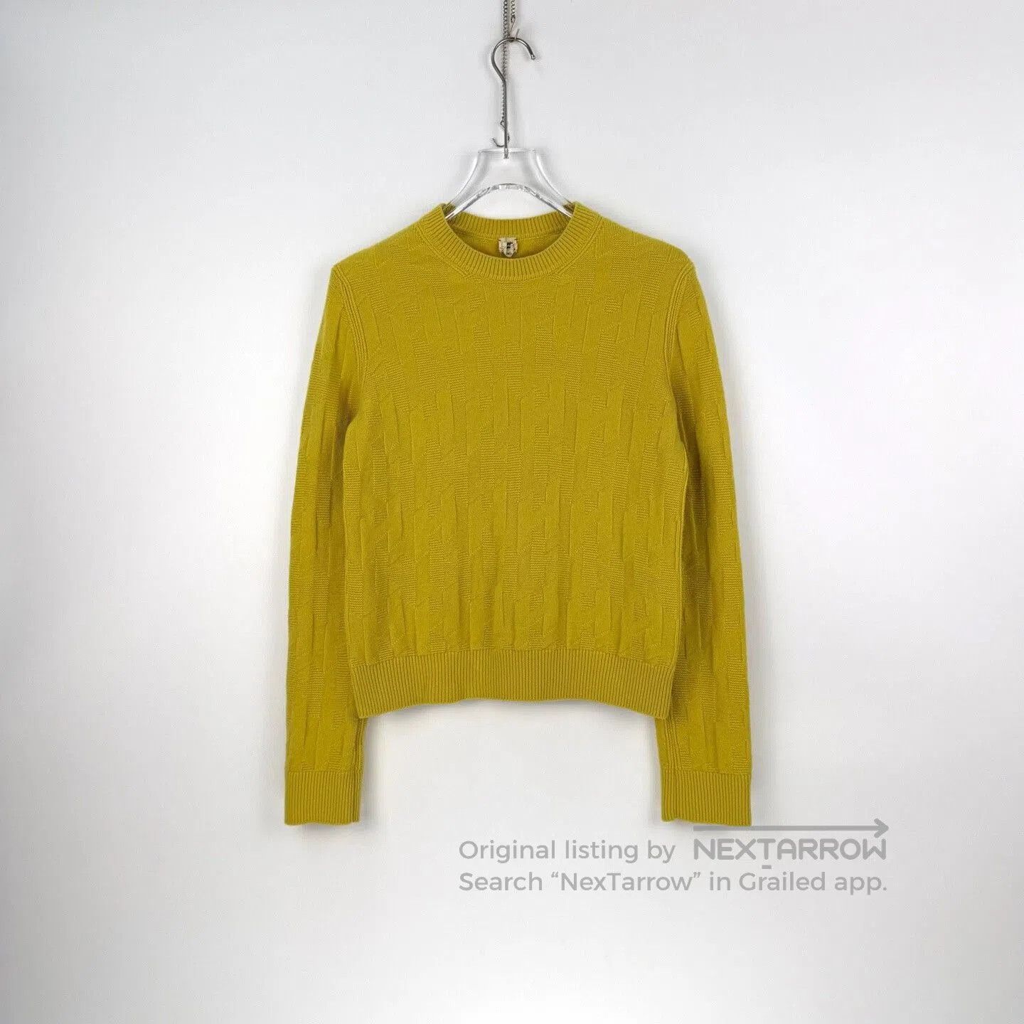 Hermes hermes yellow wool sweater with tags. Size US M / EU 48-50 / 2 - 3 Thumbnail