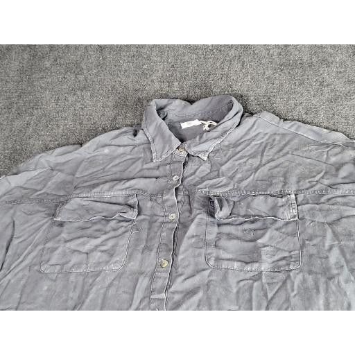 Other Sewn + Seen Button Up Shirt Women Sz L USA Gray Curvy Wester Size L / US 10 / IT 46 - 2 Thumbnail
