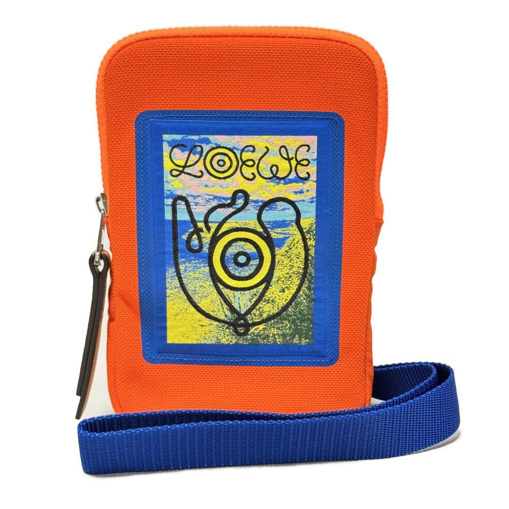 Loewe Loewe Eye Nature Phone Holder Polyester Shoulder Bag Others Shoulder Bag 101.50.v41 in Orange, Women's