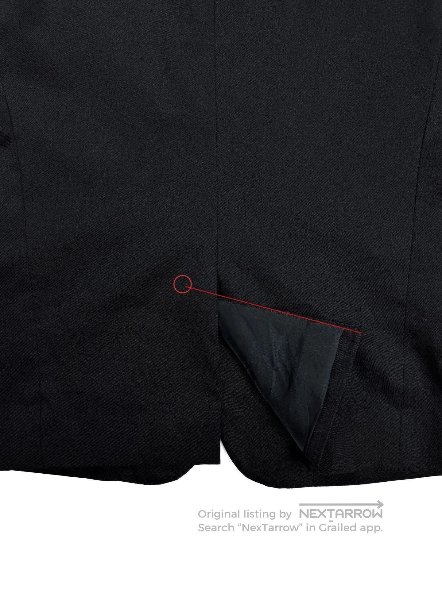 Comme des Garcons Homme Plus COMME DES GARÇONS HOMME Black Wool Twill Blazer. Size US XS / EU 42 / 0 - 3 Thumbnail