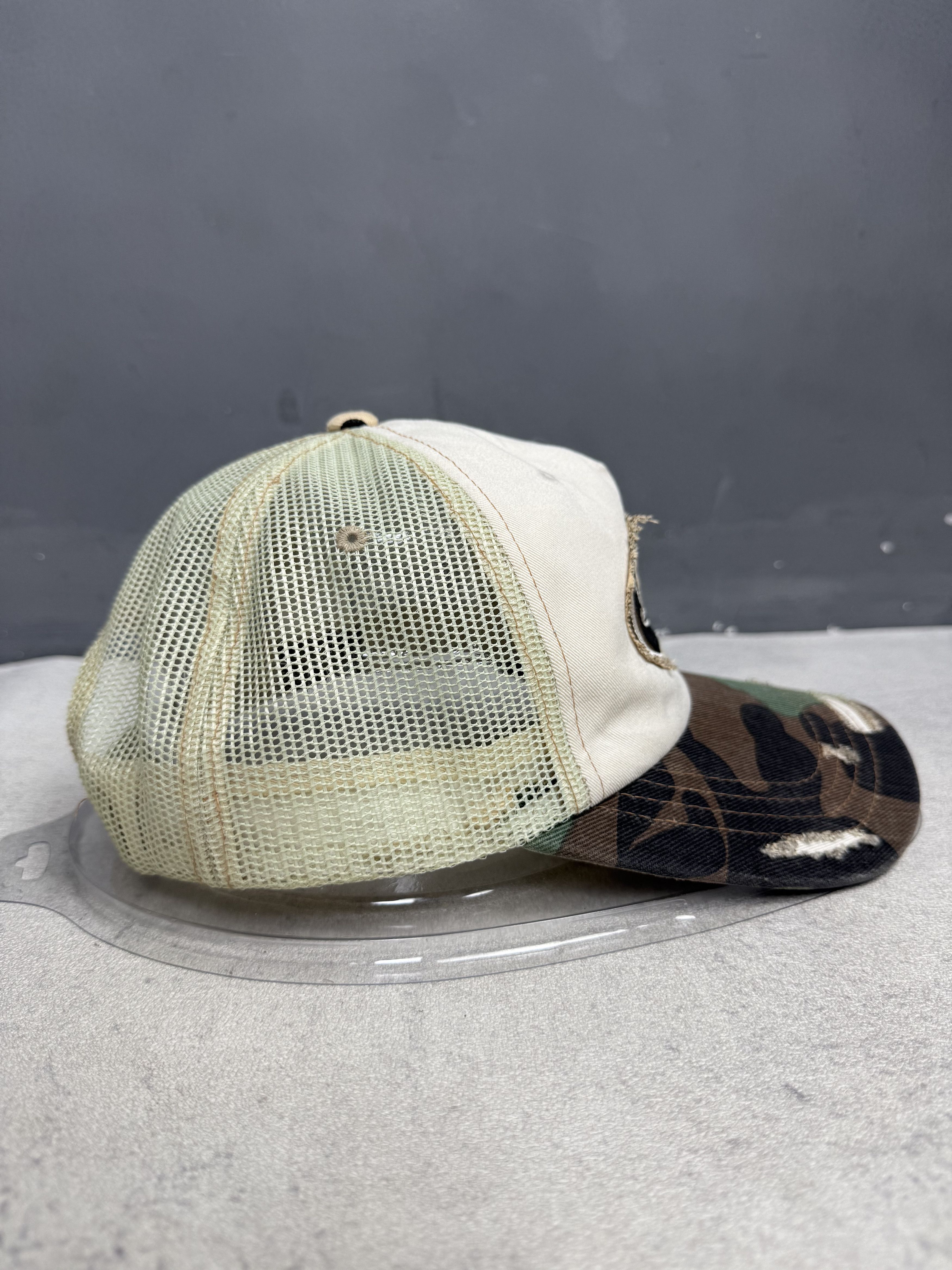 Von Dutch Von Dutch Trucker Hat Cap Camo Distressed Size ONE SIZE - 4 Thumbnail