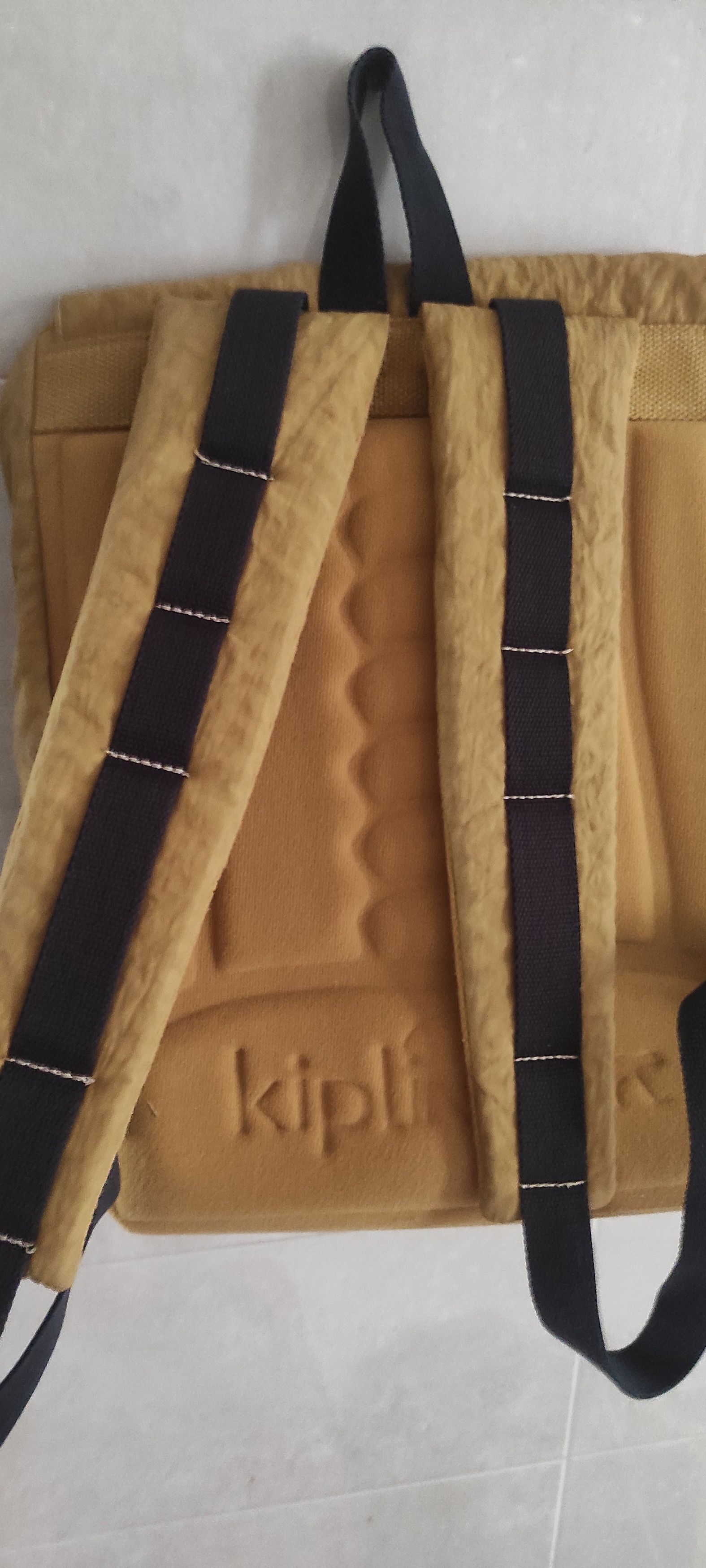 Other kipling Backpack Yellow Zipper Pockets Drawstring Tops Size ONE SIZE - 12 Thumbnail