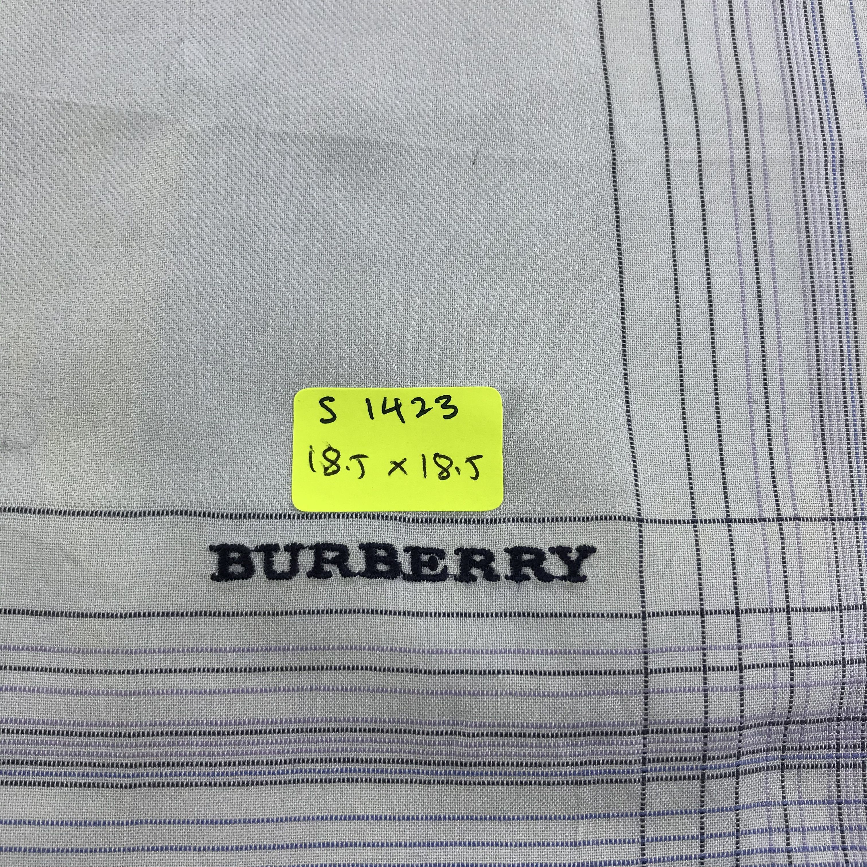 Burberry × Vintage Burberry Bandana / Handkerchief / Neckerchief - S1423 Size ONE SIZE - 5 Thumbnail
