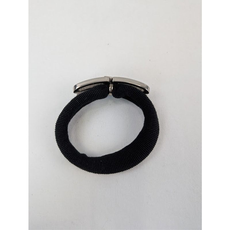 Balenciaga o1rshd1 Q:2 / Size: OS / BB Icon Hair Tie in Black Size ONE SIZE - 7 Thumbnail