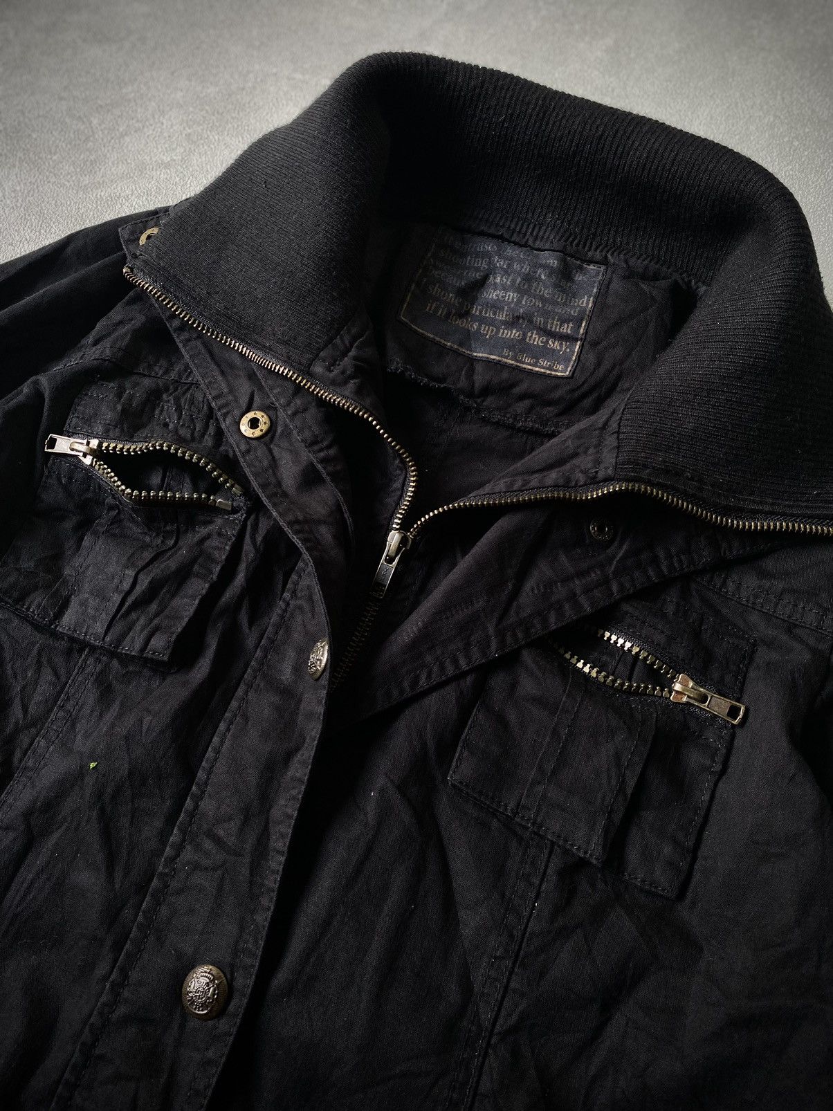 If Six Was Nine blue stripe japanese bono jacket Size US M / EU 48-50 / 2 - 6 Thumbnail