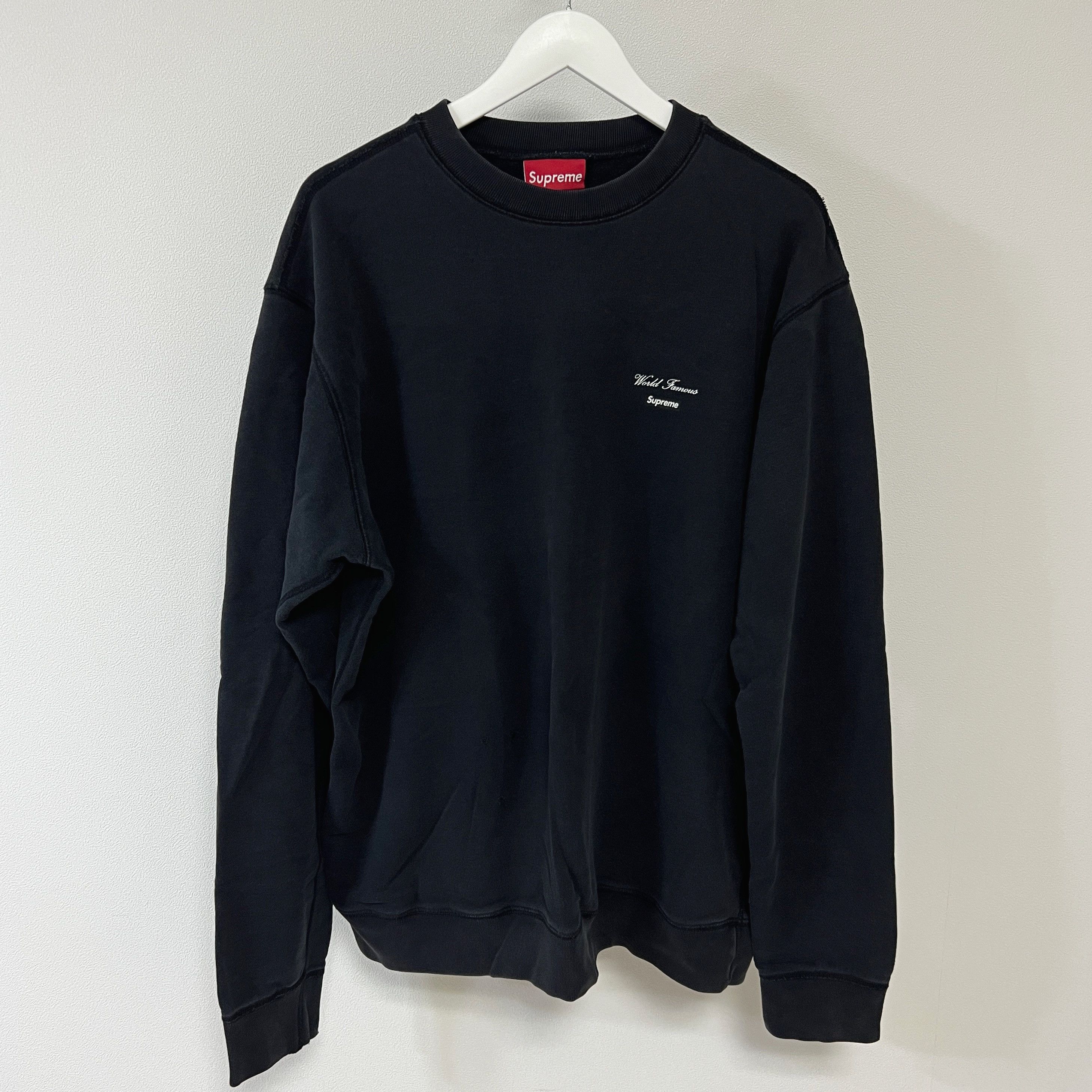 Supreme Supreme 2008 World Famous Back Box Logo CrewNeck Black Size US XL / EU 56 / 4 - 3 Thumbnail