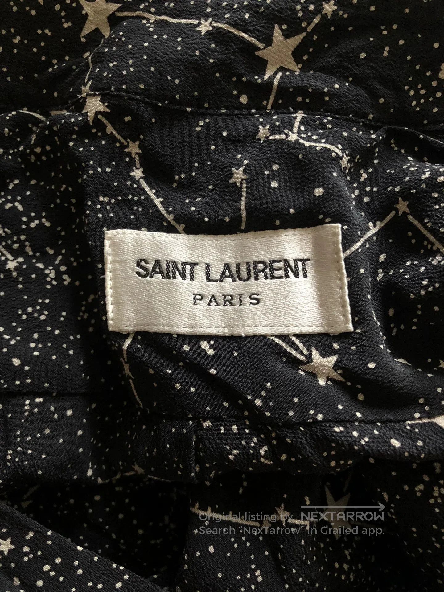 Saint Laurent Paris Saint Laurent Star Print Shirt. Size M / US 6-8 / IT 42-44 - 4 Thumbnail