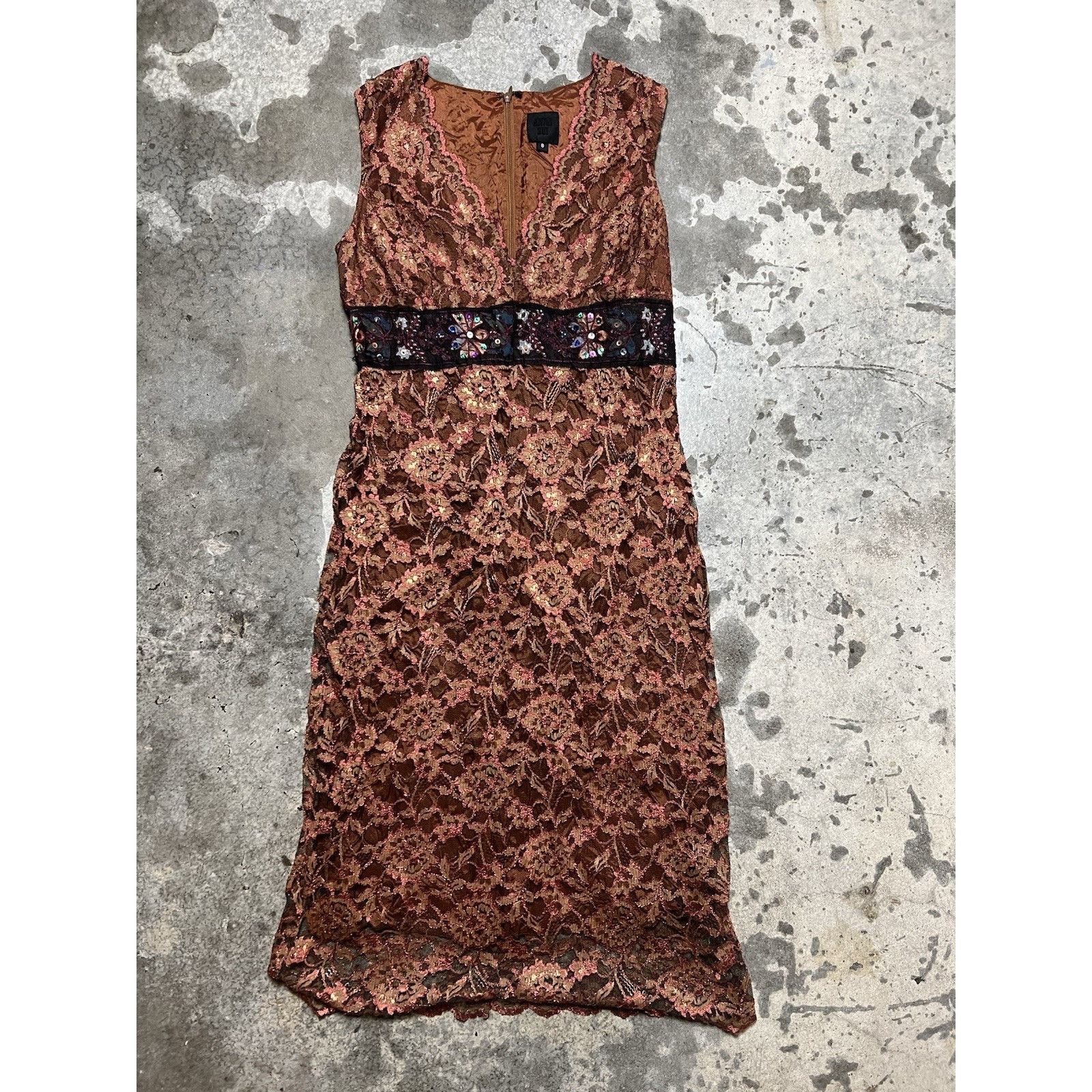 Anna Sui ANNA SUI Multi Color Knee Length Dress Size 8 Made In USA Size M / US 6-8 / IT 42-44 - 1 Thumbnail