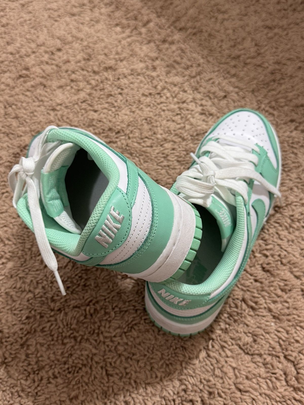 Nike Nike Dunk Low Green Glow Size US 7.5 / IT 37.5 - 5 Thumbnail