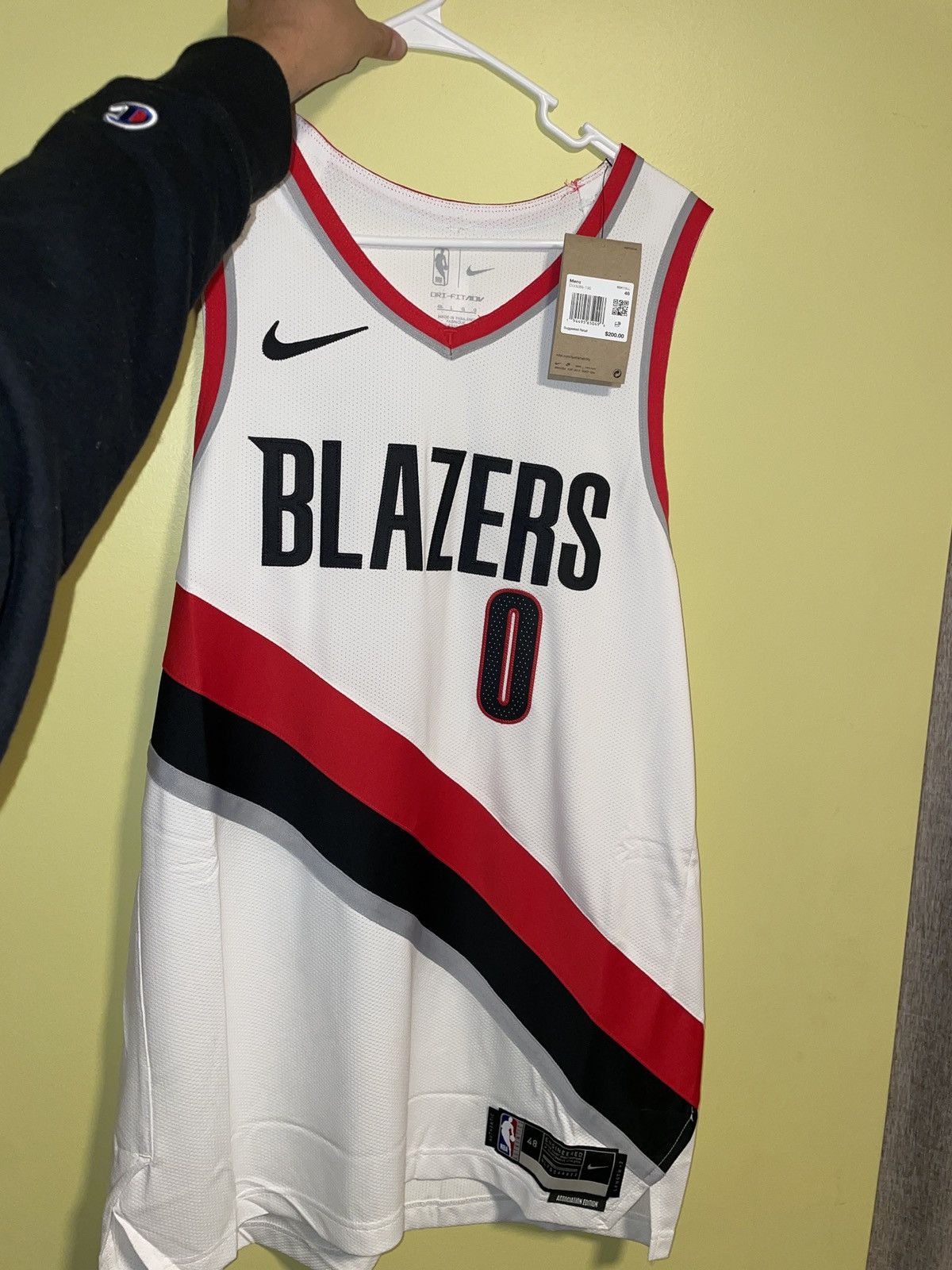 Nike Nike NBA Portland Damian Lillard Authentic Jersey Size US L / EU 52-54 / 3 - 2 Thumbnail