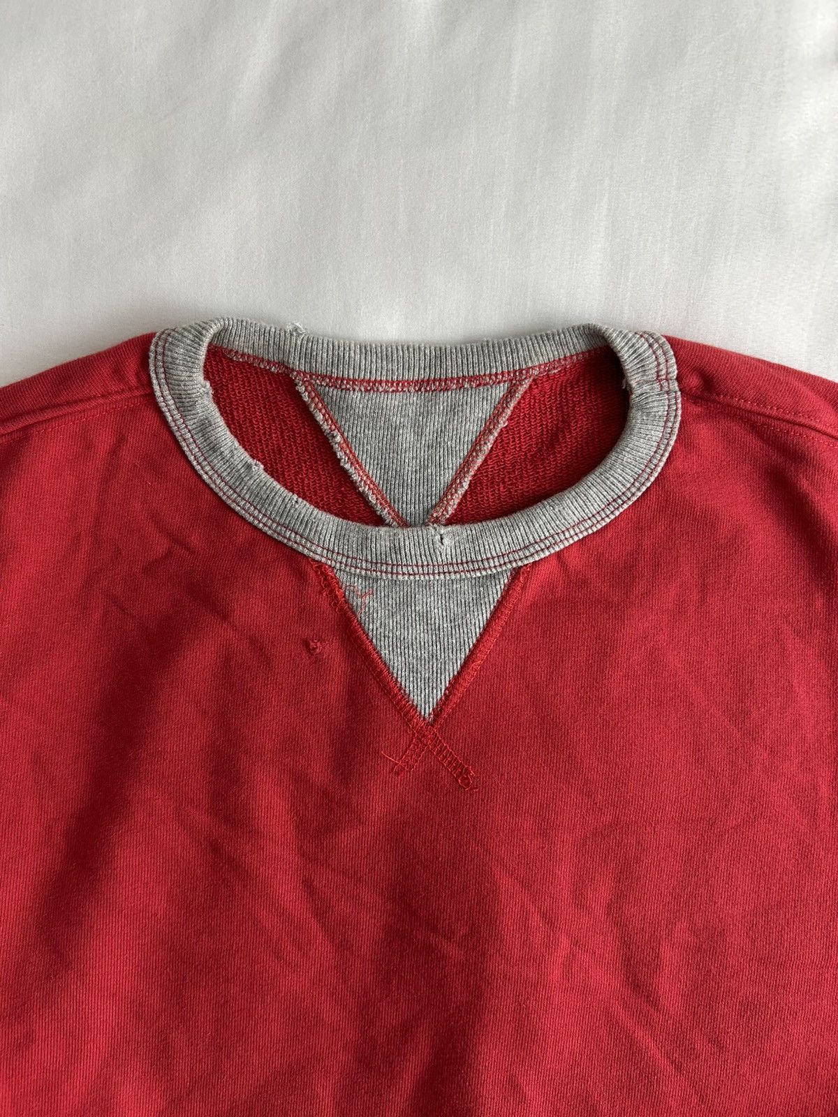 Samuel Zelig Samuel Zelig Two Tone Blank Crewneck Sample Double V French Size US L / EU 52-54 / 3 - 4 Thumbnail