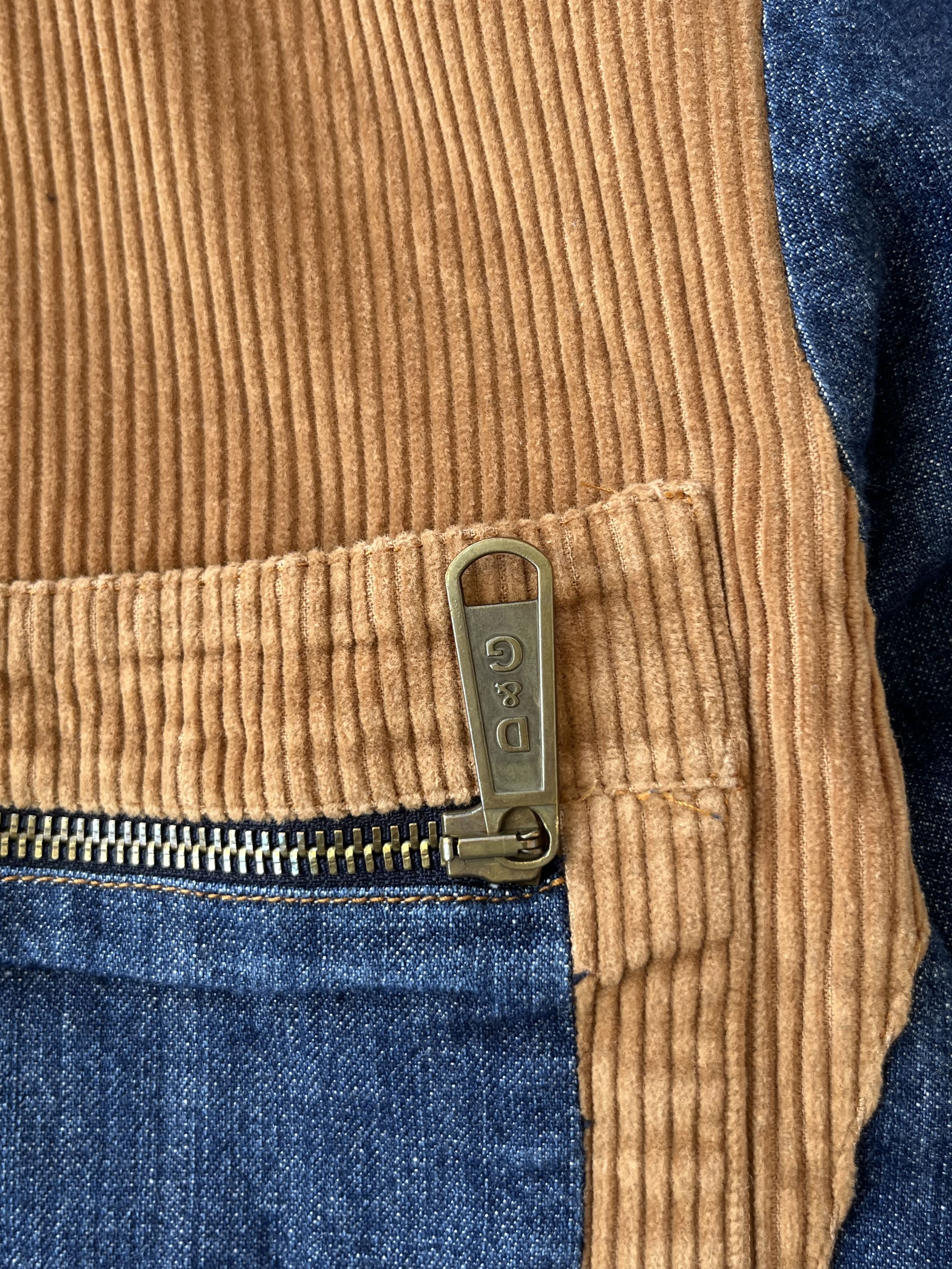 Dolce & Gabbana DOLCE&GABBANA Vintage Denim Corduroy Shirt 2000s Size US L / EU 52-54 / 3 - 9 Thumbnail