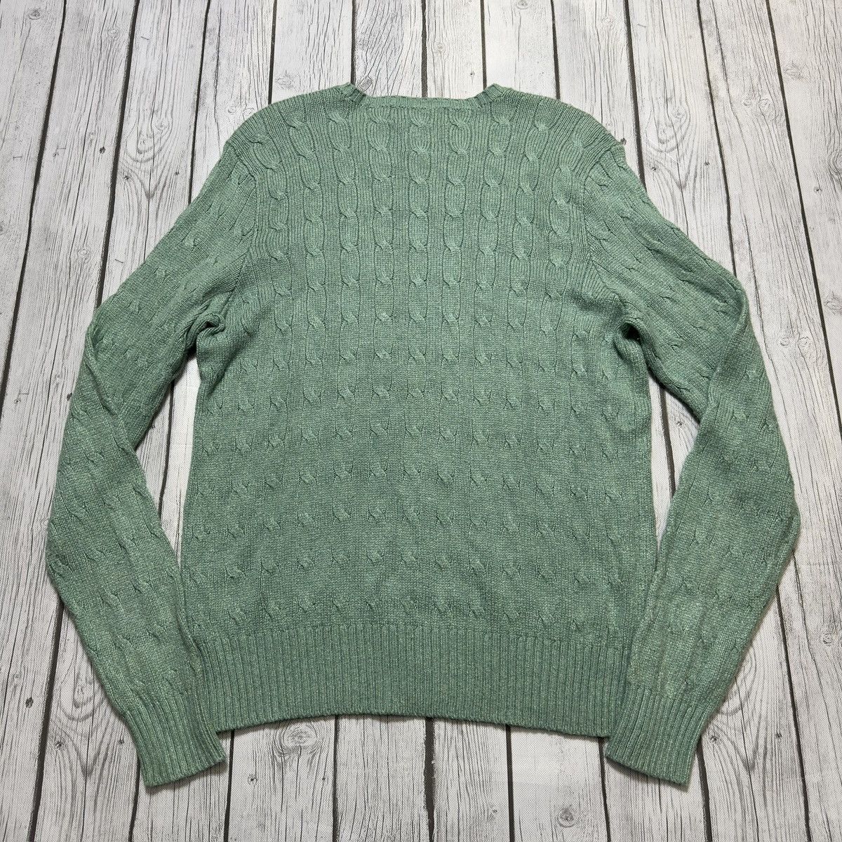 Polo Ralph Lauren × Vintage Vintage Polo silk sweater Size US M / EU 48-50 / 2 - 2 Thumbnail