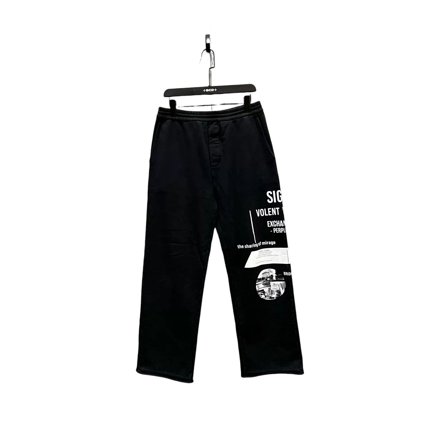 Prada Prada Graphic Print Triangle Logo Sweatpants US 30 Size US 30 / EU 46 - 1 Thumbnail