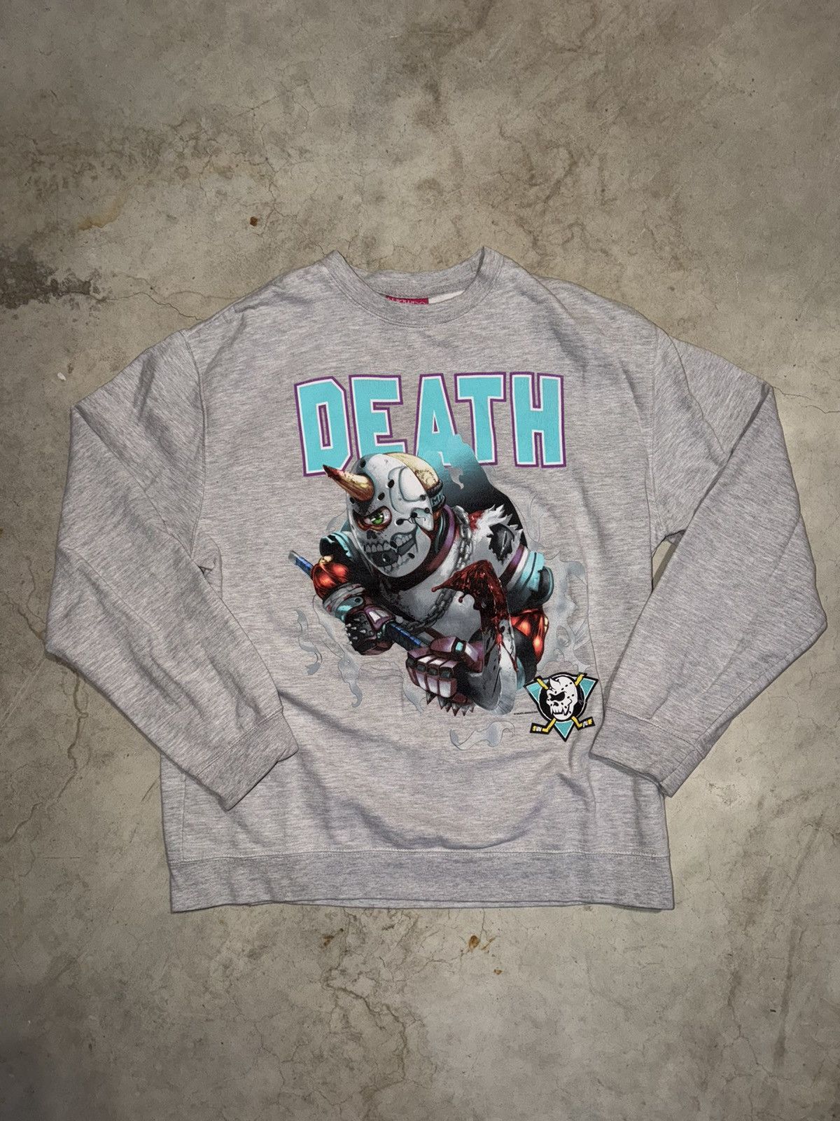 Mishka Vintage Y2K Mishka NYC Death Adders Hockey Graphic Crewneck Size US XL / EU 56 / 4 - 1 Thumbnail