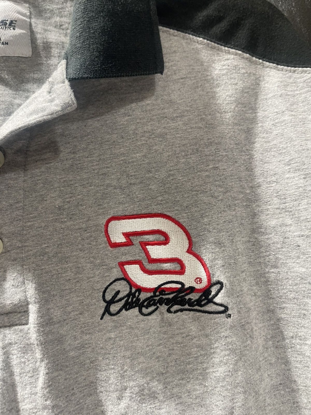 Chase Authentics VTG Chase Authentics Dale Earnhardt Polo Shirt Men M Gray Size US M / EU 48-50 / 2 - 2 Thumbnail