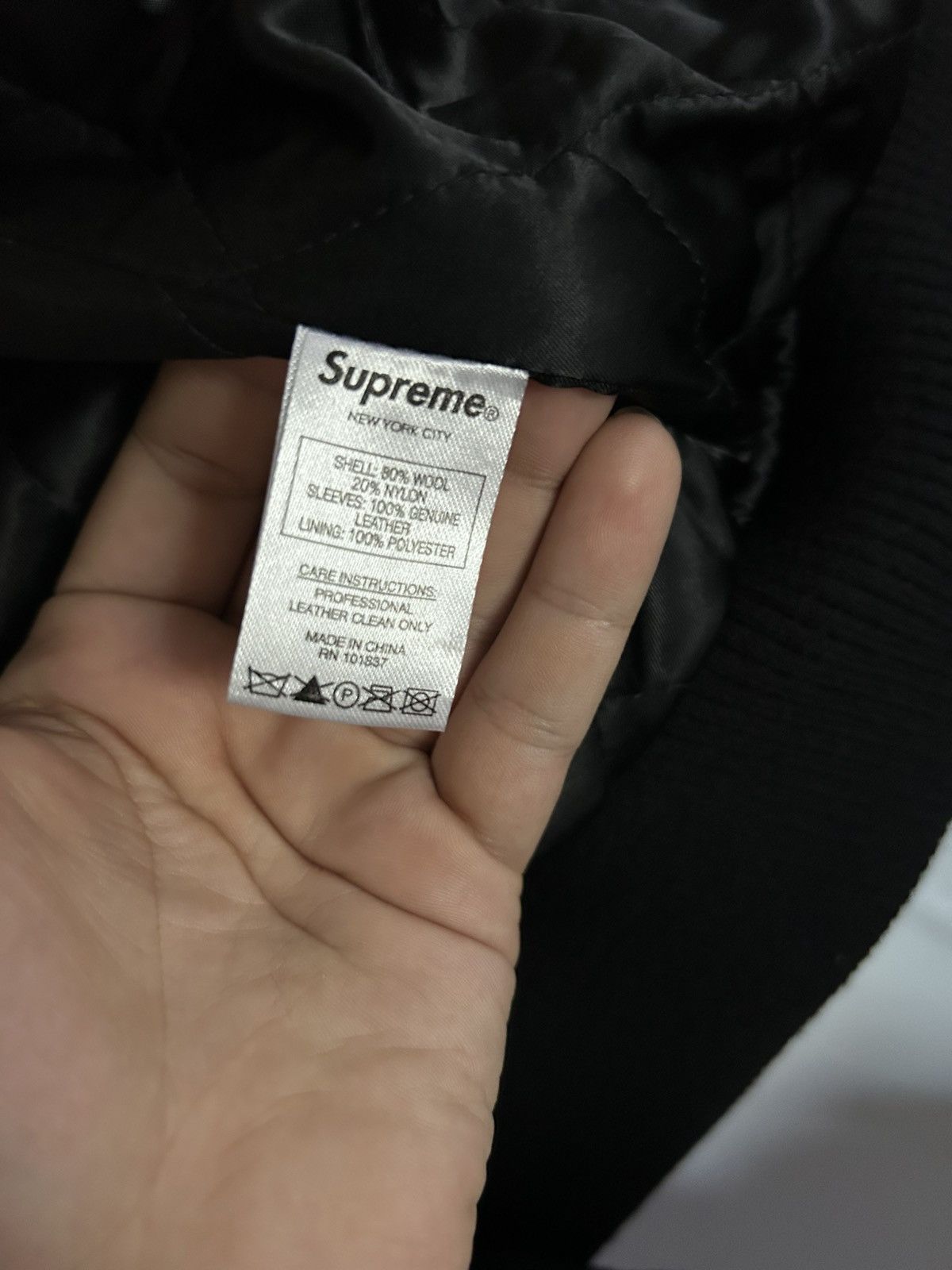 Supreme Supreme motion logo varsity jacket size medium Size US M / EU 48-50 / 2 - 6 Thumbnail