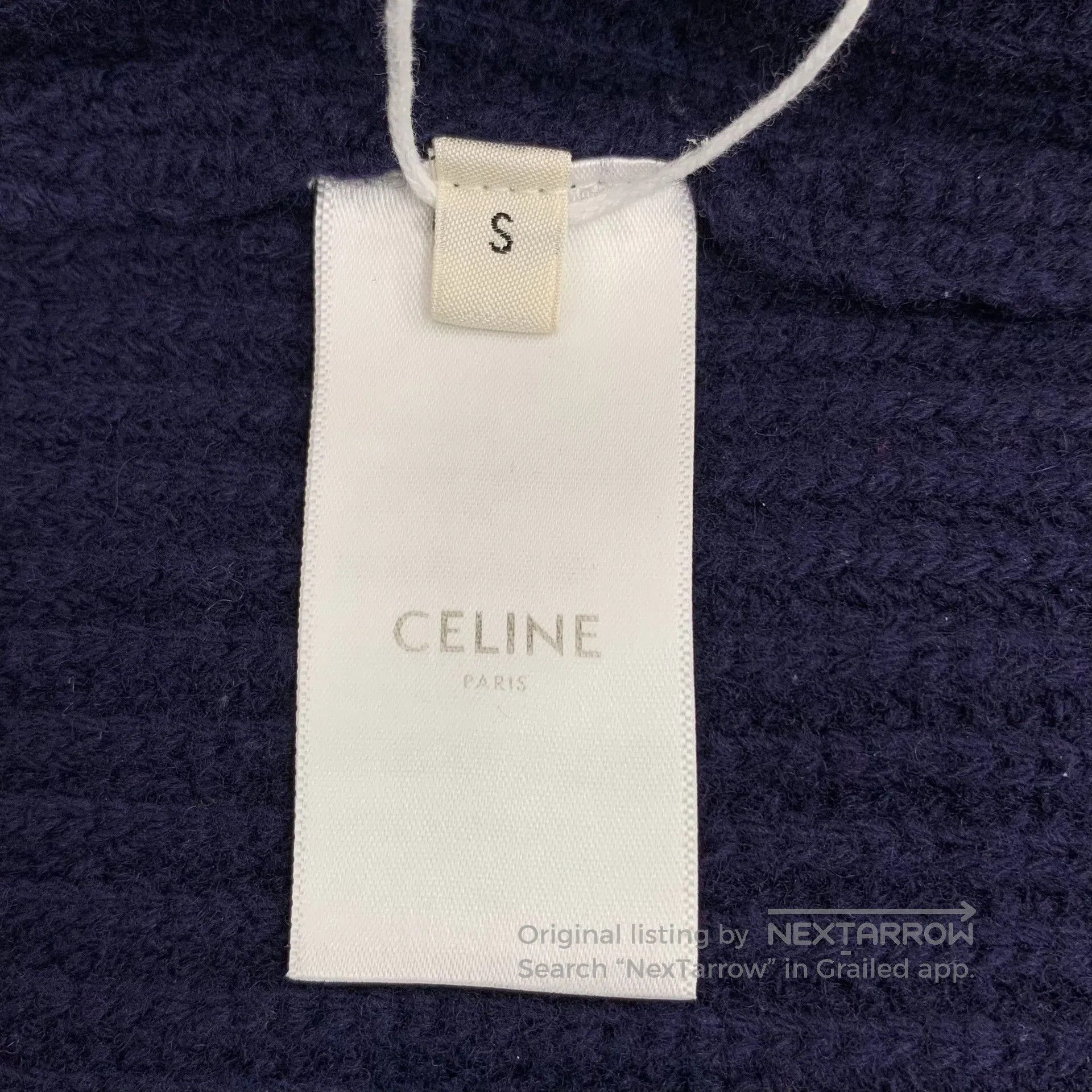 Celine Celine Logo Letter Wool Hooded Sweater. Size S / US 4 / IT 40 - 6 Thumbnail