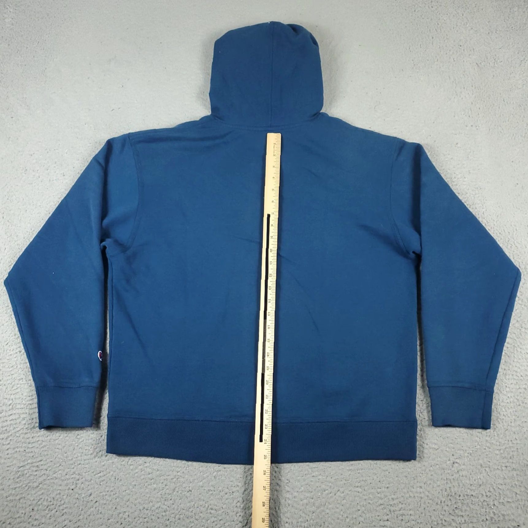 Champion VINTAGE Champion Hoodie Pullover Men Large Blue Casual Crewneck Sweatshirt Sports Fall Winter Size US L / EU 52-54 / 3 - 7 Thumbnail