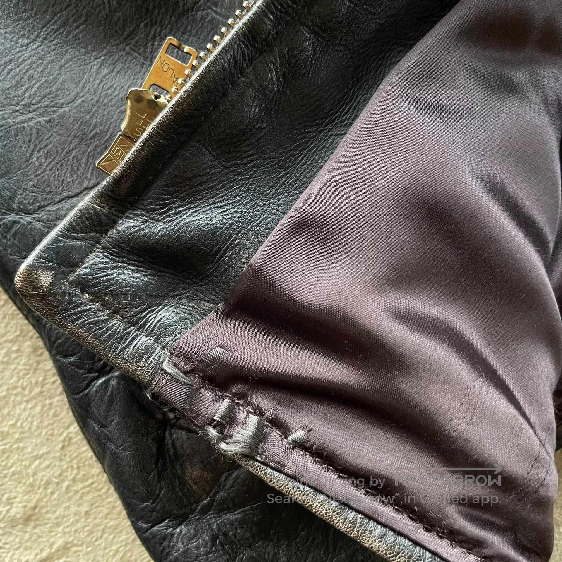 RRL Ralph Lauren RRL J100 Chain Version Leather Jacket. Size US XS / EU 42 / 0 - 8 Thumbnail