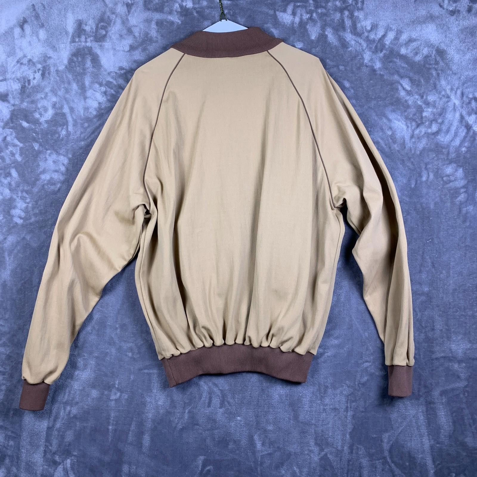 Other Vintage AFRC Pullover Quarter Zip Sweatshirt Sz XL Brown 295 Size US XL / EU 56 / 4 - 2 Thumbnail