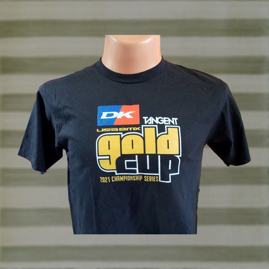 Port & Company USA BMX Gold Cup CHAMPIONSHIP SERIES Shirt DK Tangent Bike 2021 Men's Medium t Size US M / EU 48-50 / 2 - 1 Thumbnail