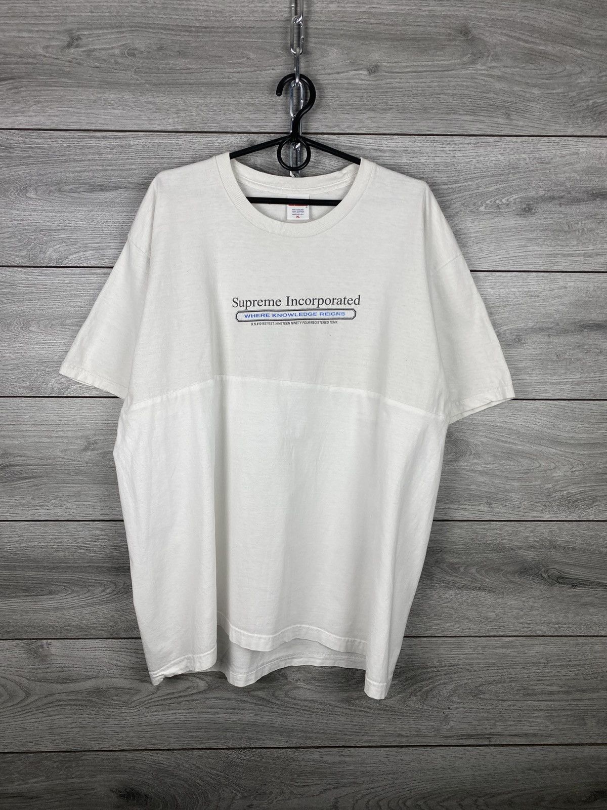 Supreme Vintage Supreme Incorporated T Shirt Tee Size US XL / EU 56 / 4 - 2 Thumbnail