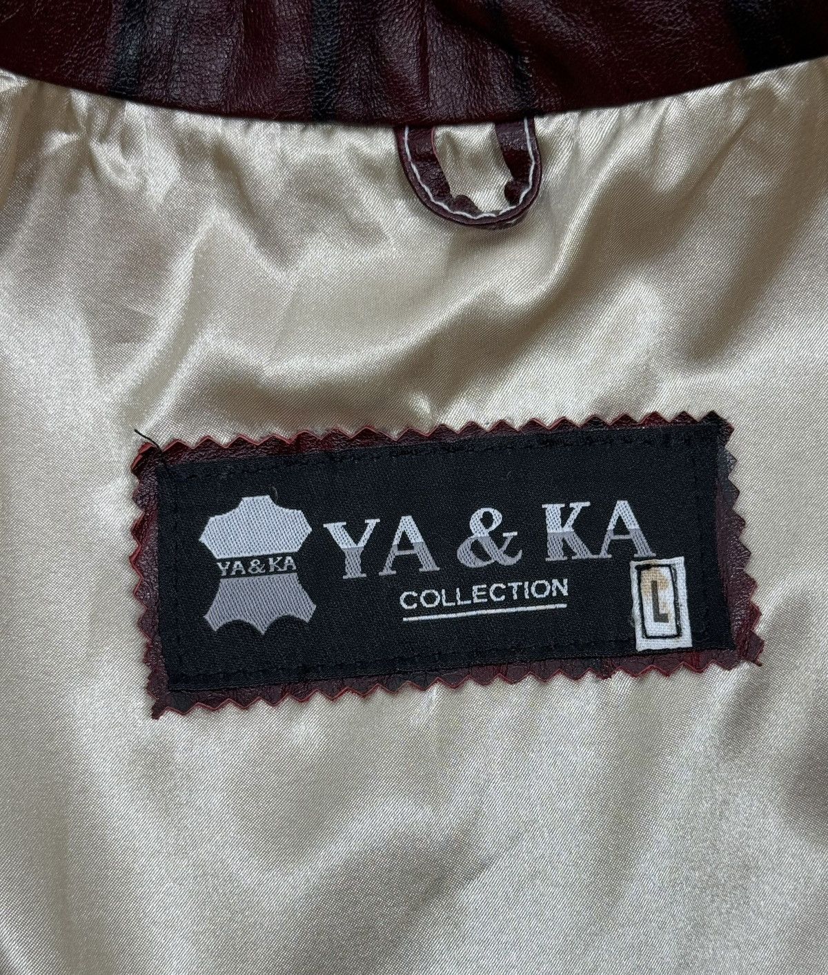 Designer × Genuine Leather Ya&Ka Genuine Leather Jacket Belted size L Size L / US 10 / IT 46 - 14 Thumbnail