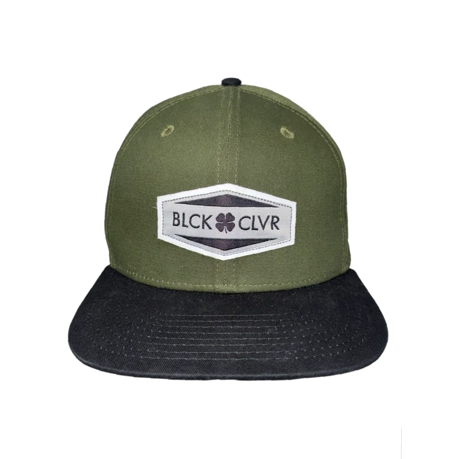 Vintage Black Clover Snapback Hat Green One Size Men EST 2008 BLCK CLVR Live Lucky Size ONE SIZE - 2 Thumbnail