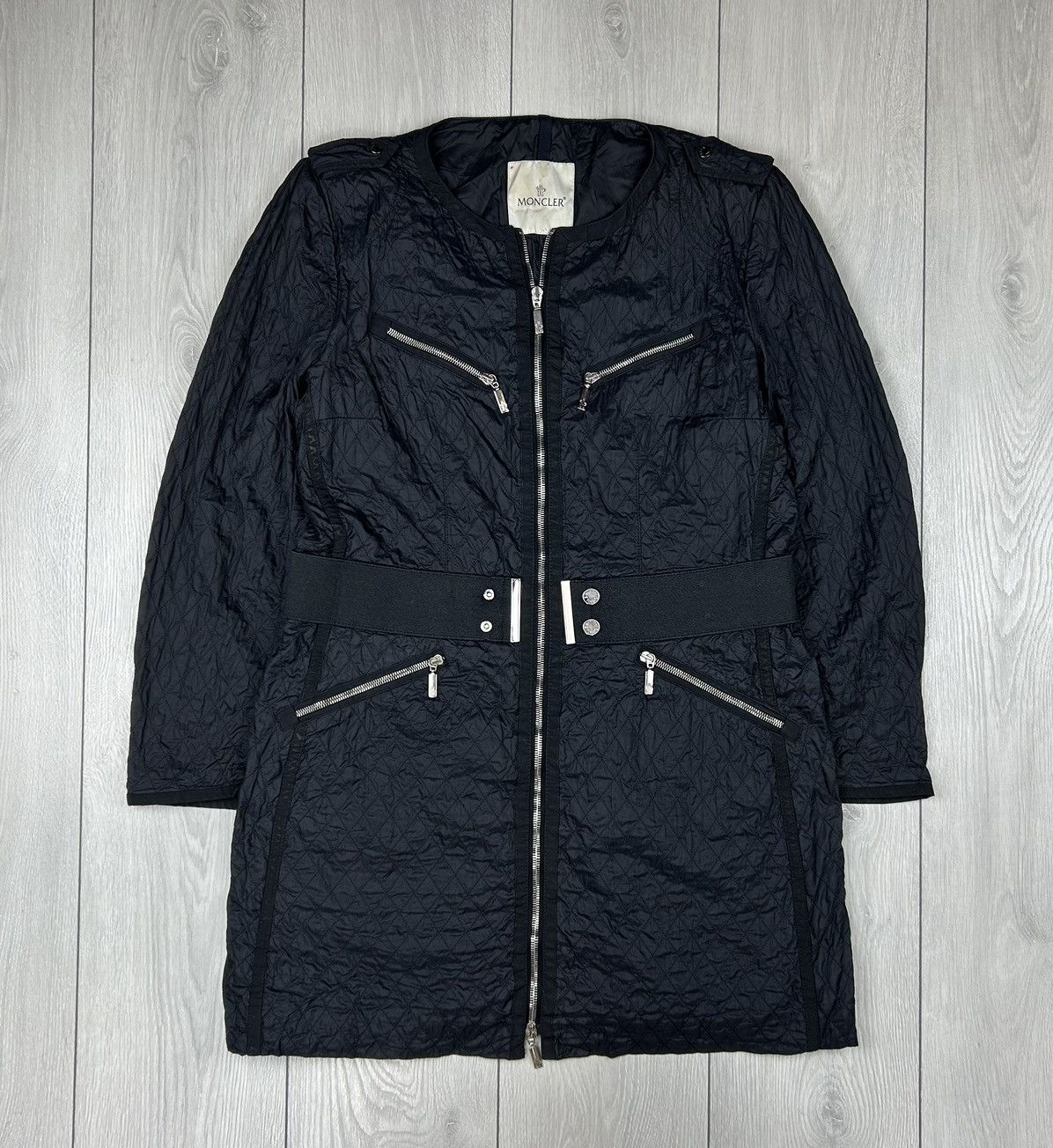 Moncler Moncler YOLENE GIUBBOTTO Quilted Jacket with Belt size 5 Size L / US 10 / IT 46 - 2 Thumbnail