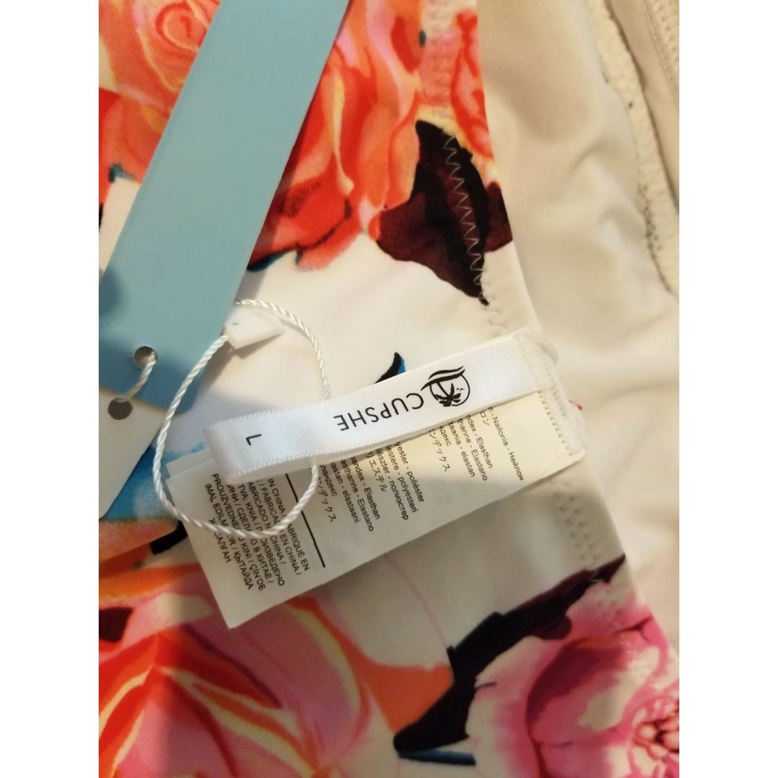 Vintage Cupshe Bikini Bathing Suit White Black Womens L Size L / US 10 / IT 46 - 7 Thumbnail