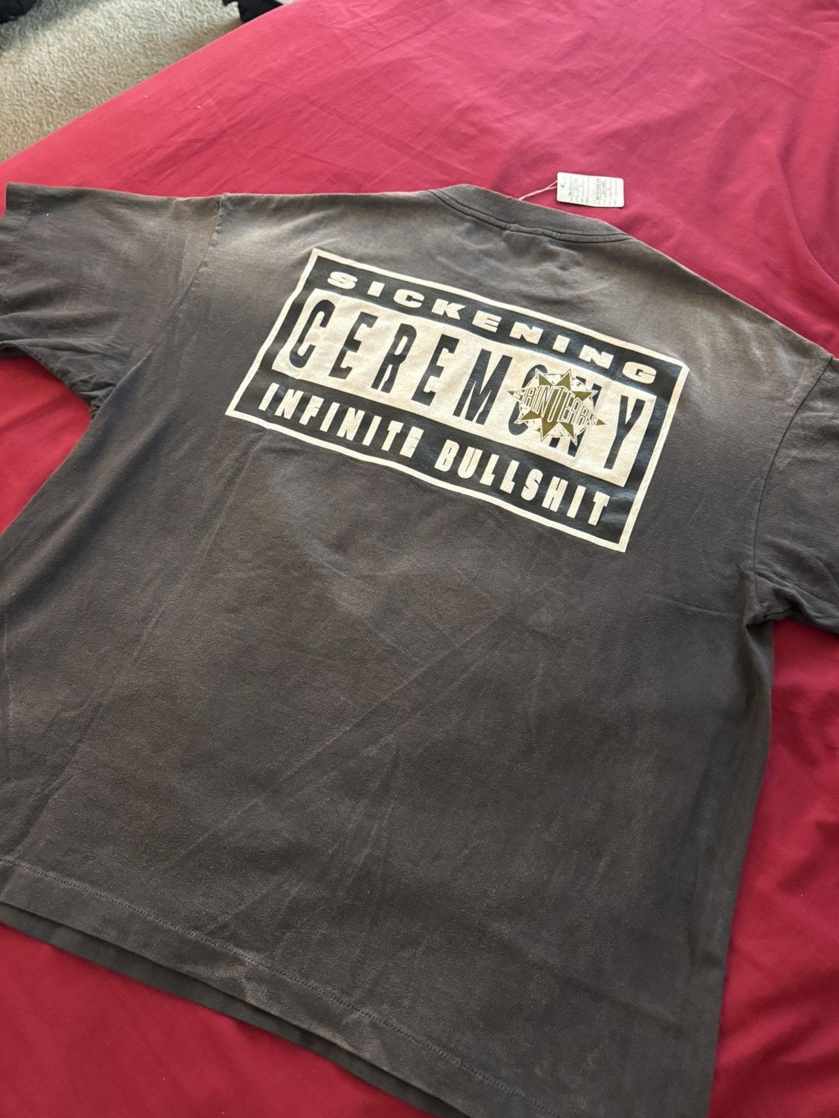 Saint Michael Saint Mxxxxxx x Denim Tears Saint Tears Tee XL Size US XL / EU 56 / 4 - 14 Thumbnail