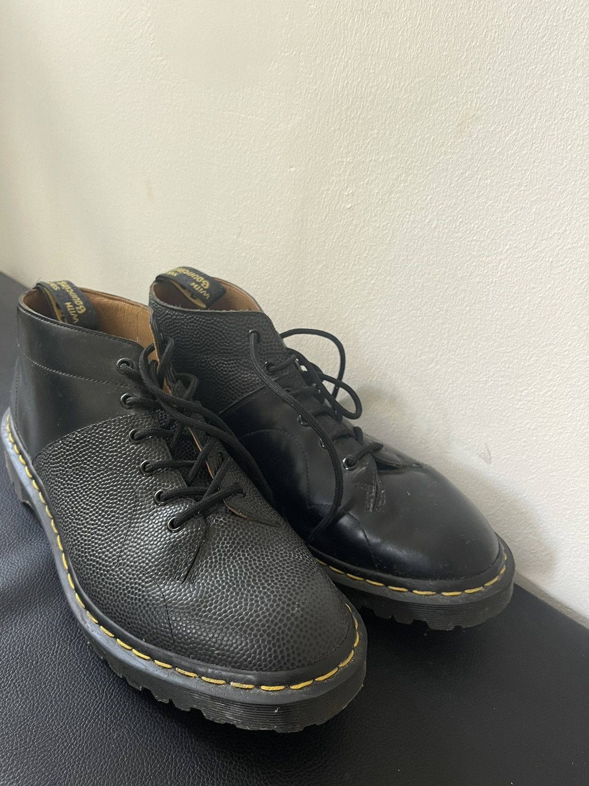 Engineered Garment x Dr Marten monkey boots