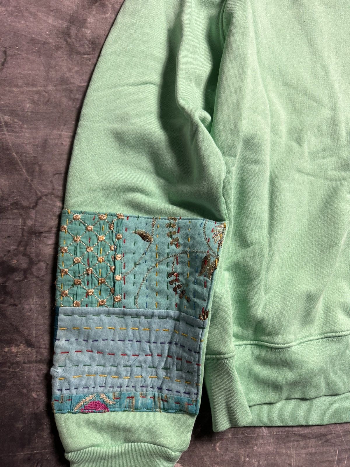 Amiri Amiri Patchwork Quilt Crewneck Sweatshirt Size US M / EU 48-50 / 2 - 2 Thumbnail