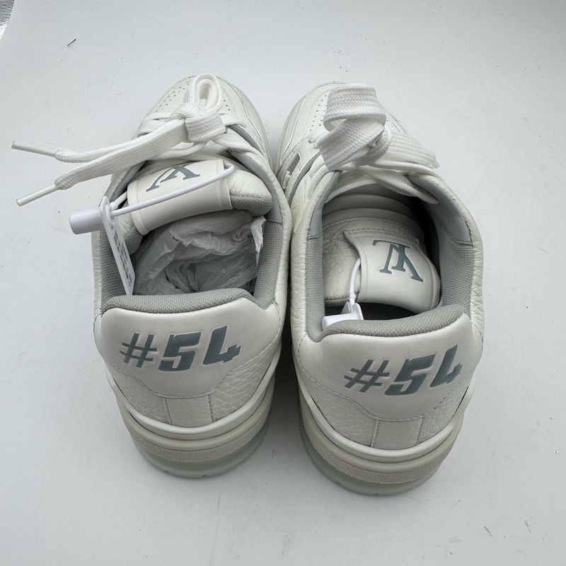 Louis Vuitton Louis Vuitton Trainer White Low-Top Fashion Sneakers -2508 Size US 5.5 / EU 38 - 5 Thumbnail