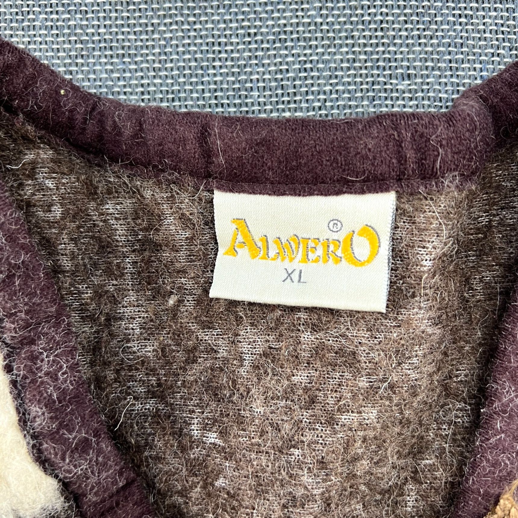 Vintage VINTAGE Alwero Womens Vest XL Full Zip Brown Wool Pile Sherpa Ladies Size XL / US 12-14 / IT 48-50 - 3 Thumbnail