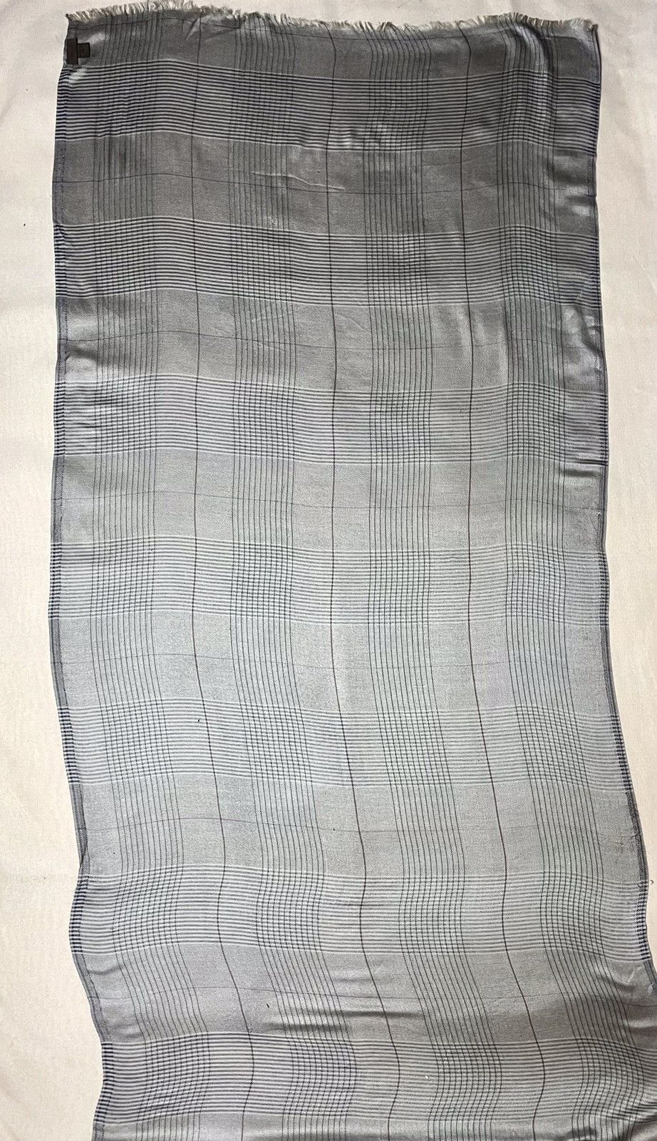 Church's × Vintage Church’s stripped gray silk scarf Size ONE SIZE - 6 Thumbnail