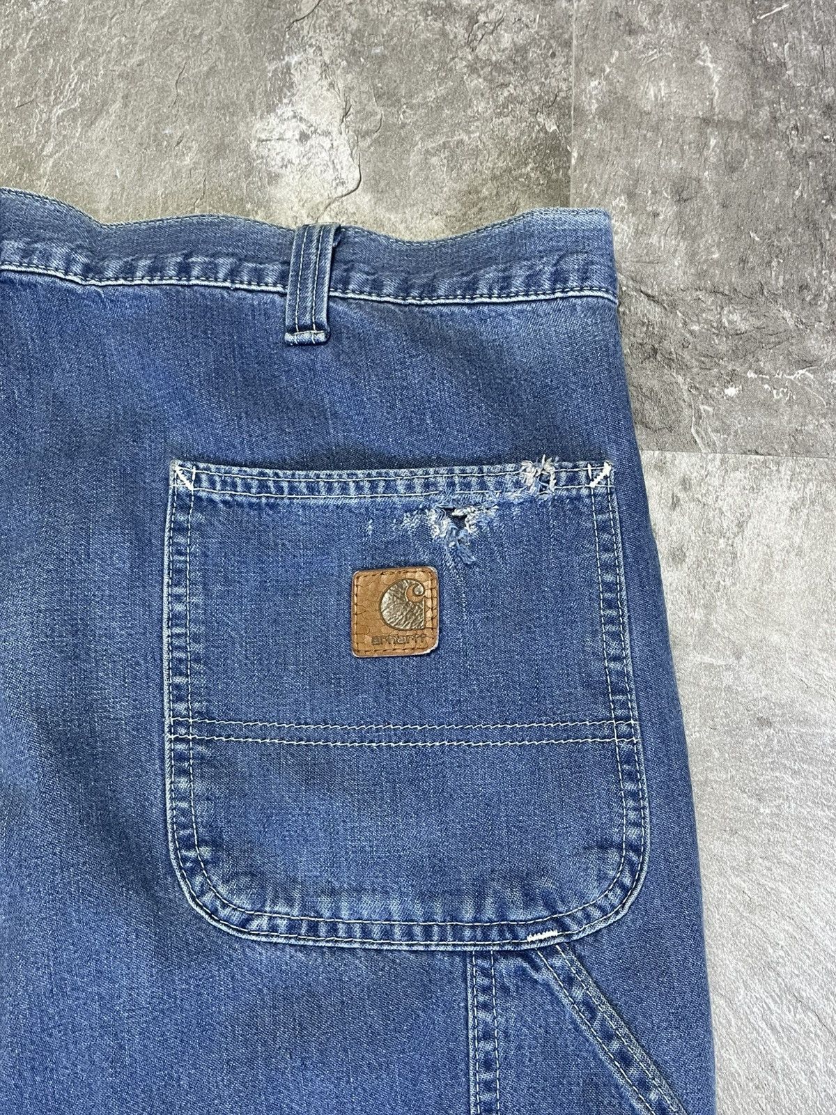 Carhartt Vintage Carhartt USA Cargo Carpenter Baggy Work Pants Jeans Size US 40 / EU 56 - 2 Thumbnail